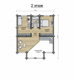 Дом из профилированного бруса VZ-352 